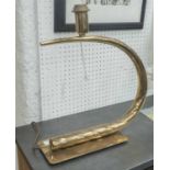 TABLE LAMP, in brass, Art Deco style, 46cm H.