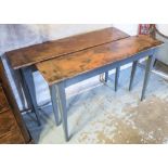 CONSOLE TABLES, a pair,