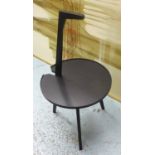 CASSINA CICOGNITO LOW TABLE, by Franco Albini, ebonised, 81cm H.