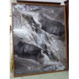 DAN HOLDSWORTH 'MIRRORS, FTP, CG, 169, 2014' C-TYPE PRINT, 205cm x 163cm, labelled verso, framed.