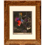 MARC CHAGALL 'Night in Paris', 1954, original lithograph, printed by Mourlot, reference: 96,