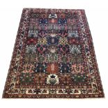 ANTIQUE BAKTIAR RUG, 205cm x 145cm,