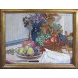 GASTON ANDRE (French 1884-1970) 'Still life', oil on canvas, signed upper right, 65cm x 80cm,