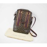 LOUIS VUITTON LTD EDITION MONO TOTE/SHOULDER BAG, monogram canvas, gold tone hardware,