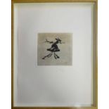 BARRY FLANAGAN OBE RA (Welsh 1941-2009) 'Flying Hare', etching,