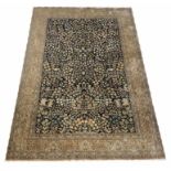 TURKISH SILK RUG, 185cm x 122cm,