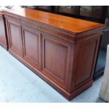 GRANGE SIDEBOARD, with three frieze drawers over a base, with three panelled doors,