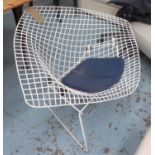 BERTOIA INSPIRED DIAMOND CHAIR.