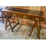 CAMPAIGN TRESTLE DESK,