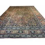 ANTIQUE TABRIZ CARPET, 545cm x 388cm,