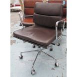 PAD STYLE DESK CHAIR, after Charles and Ray Eames, 90cm H.