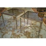OCCASIONAL TABLES, a pair, Regency design,