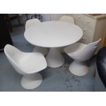 ARKANA MUSHROOM DINING SET, by Maurice Burke, table 73cm H.