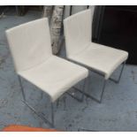 B&B ITALIA SOLO DINING CHAIRS, a set of six, by Antonio Citerio, each 47cm W.