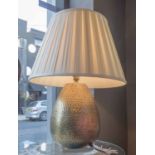 TABLE LAMP, resort style, 60cm H.