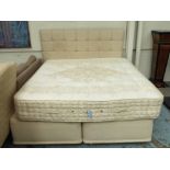 REYLON GRANDEE DIVAN DOUBLE BED, with a headboard, 170cm W.