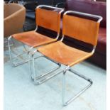 MART STAM STYLE CHAIRS, a set of four, 80cm H.