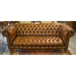 CHESTERFIELD SOFA, by Fleming & Howland, vintage,