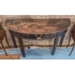 CHINOISERIE SIDE TABLE BY BRIGHTS OF NETTLEBED, George III design,