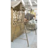 ORANGERY SWING, wrought metal construction, 128cm H.