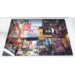 21ST CENTURY PHOTOGRAPH, 'Street in Hong Kong', on acrylic, 120cm x 80cm.