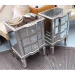 SIDE CHESTS, a pair, French style, mirrored, 74cm H.