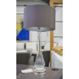 BELLA FIGURA CONTE TABLE LAMP, Murano glass on nickel plated base, with shade, 70cm H.