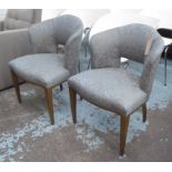 DONGHIA TRILLION SIDE CHAIRS, a pair, ex display, cost £3000 each new, 57cm x 48cm x 81cm H.