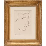 HENRI MATISEE 'Colette', original lithograph - signed in plate, edition: 3000 on wove paper,