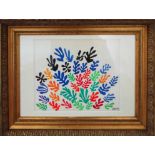 HENRI MATISSE 'La Gerbe', 1954, original lithograph from the 1954 edition after Matisse's Cut- Outs,