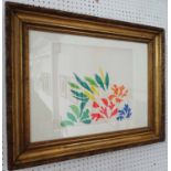 HENRI MATISSE 'Acanthus', original lithograph from 1954 edition after Matisse's Cut- Outs,