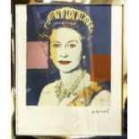 ANDY WARHOL 'Queen Elizabeth II of the United Kingdom', lithograph,