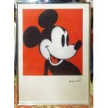 ANDY WARHOL 'Mickey Mouse', lithograph,