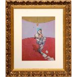 FRANCIS BACON 'George Dyer', 1966, lithograph, printed by Maeght, 34cm x 25cm, framed and glazed.