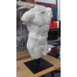 TORSO OF ADONIS, on stand.