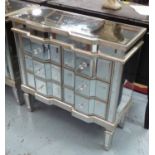 MIRRORED CHEST, French style, 92cm x 35cm x 83cm.