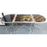 SALON LOW TABLES, a trio, French inspired design, 99cm L x 44cm H together.