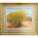 ANGEL BERTRAN MONTSERRAT (Spanish 1922-1995) 'Olive trees', oil on canvas, signed lower right,