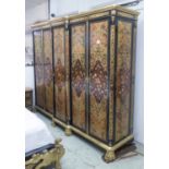 WARDROBE, boulle style, marquetry,
