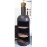 WINE BAR, stylised wine bottle form, 240cm H approx.