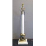 HECTOR FINCH TABLE LAMP, Corinthian column design, 68cm H.