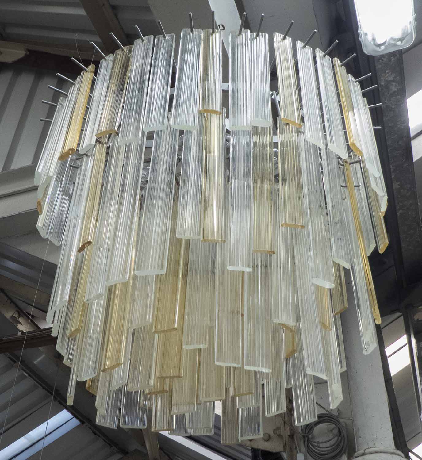 CHANDELIER, Venini style, 100cm drop approx. - Image 2 of 3