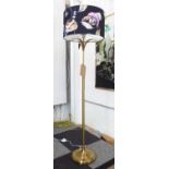 STANDARD LAMP, gilt metal palm tree stem and base, with a contemporary House of Hackney shade,