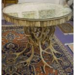 ANTLER CENTRE TABLE,