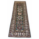 KAZAK RUNNERS, a pair, 212cm x 77cm,