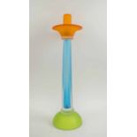 COLOURFUL MURANO CANDLESTICK, 61cm H.