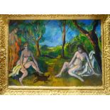 ELMYR DE HORY (Hungarian 1906-1976) 'Bathers', oil on canvas, signed lower right, 75cm x 100cm,