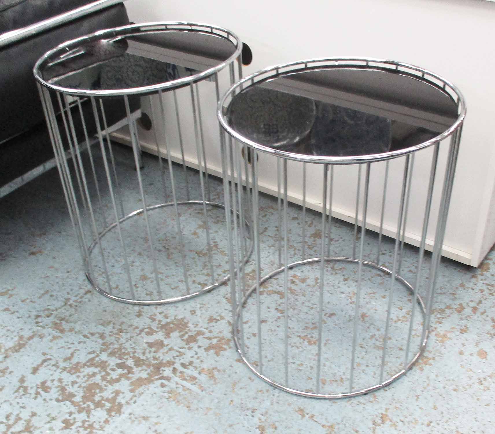 SIDE TABLES, a pair, by Minotti, 45cm x 58cm H.