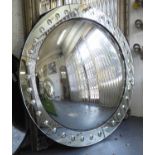 CONVEX MIRROR, Art Deco style, 169cm diam.