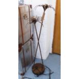 FLOOR LAMP, Maison Jansen style, palm tree form, gilt finish.